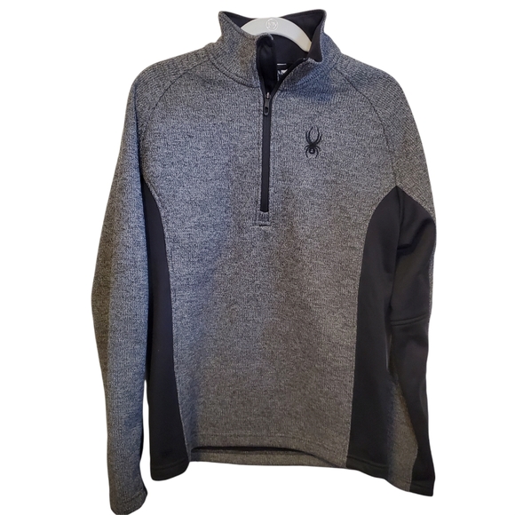 EUC Spyder Outbound Half-Zip Midweight Core Sweater Pullover - Picture 2 of 12